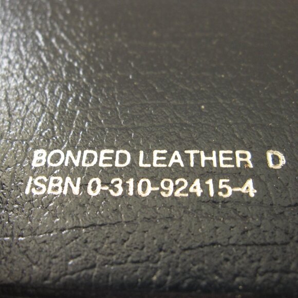 Vintage Quest Study Bible NIV 1970s 80s Version Black Bonded Leather Binding OOP - Picture 9 of 9